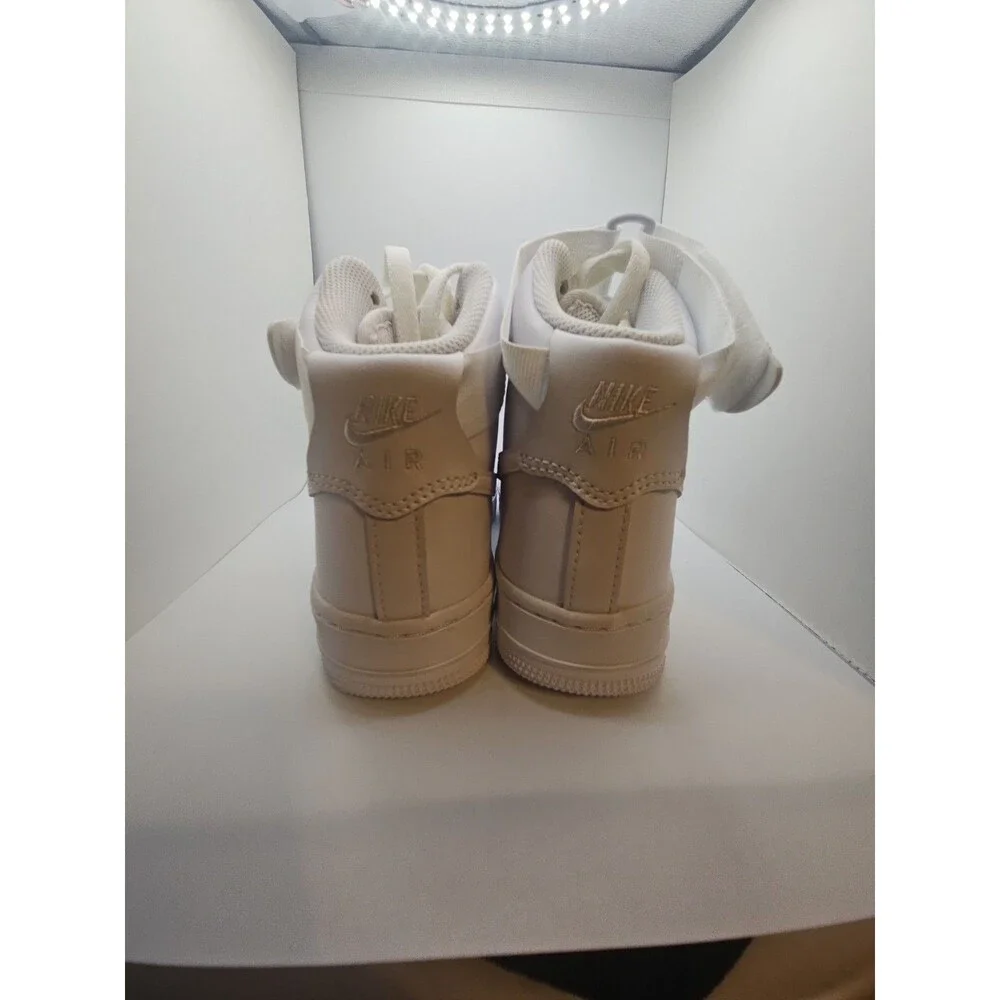 Size 5 Nike Air Force 1 High DD9624-100 Sneakers Women's White Leather Shoes NEW